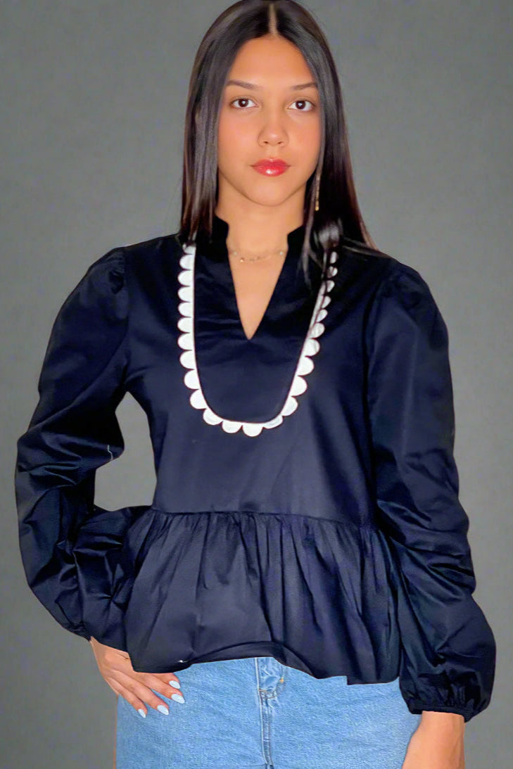 Eterna Blouse front.