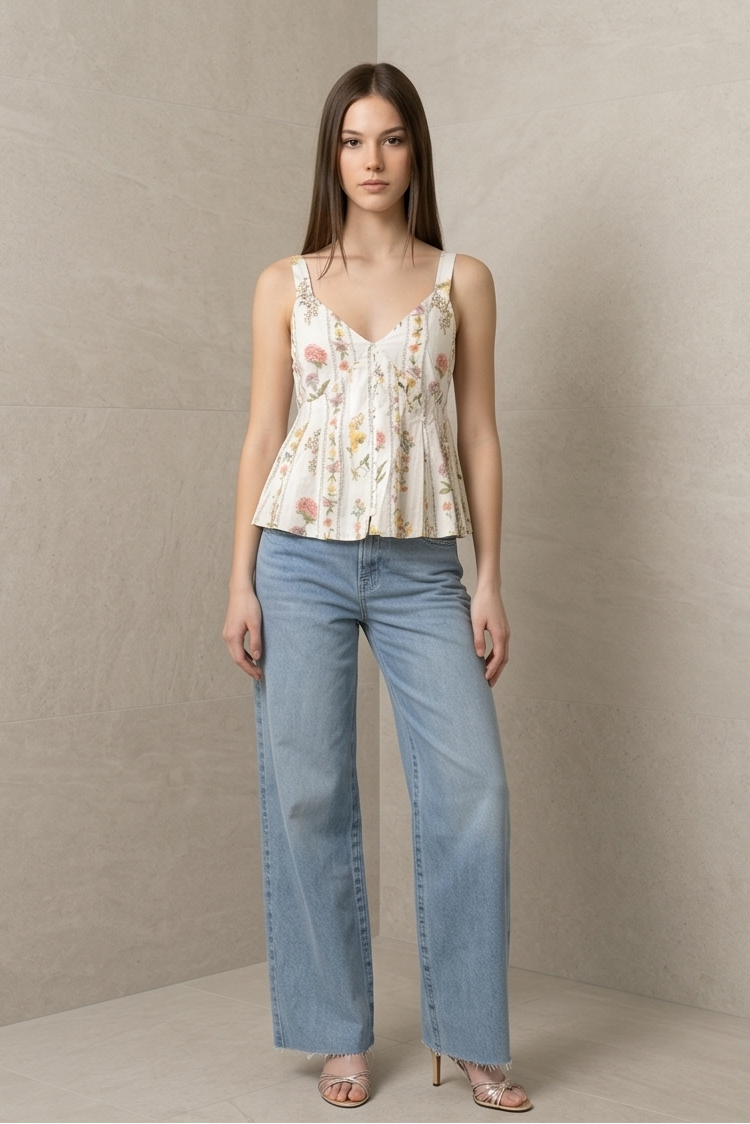 Élan Peplum Top
