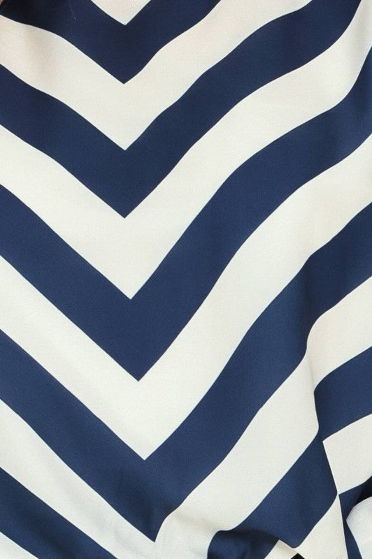 Nautica Chevron Blouse