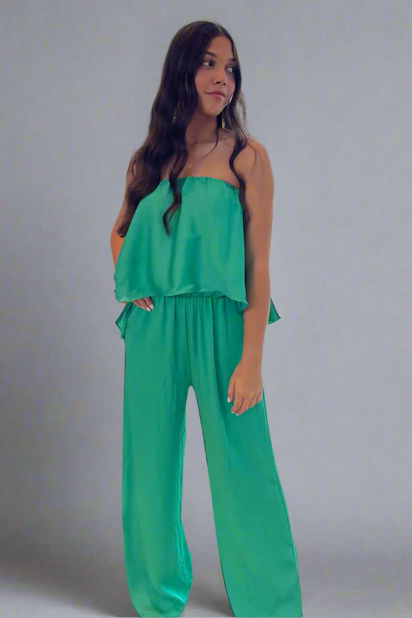 Strapless Jumpsuit front.