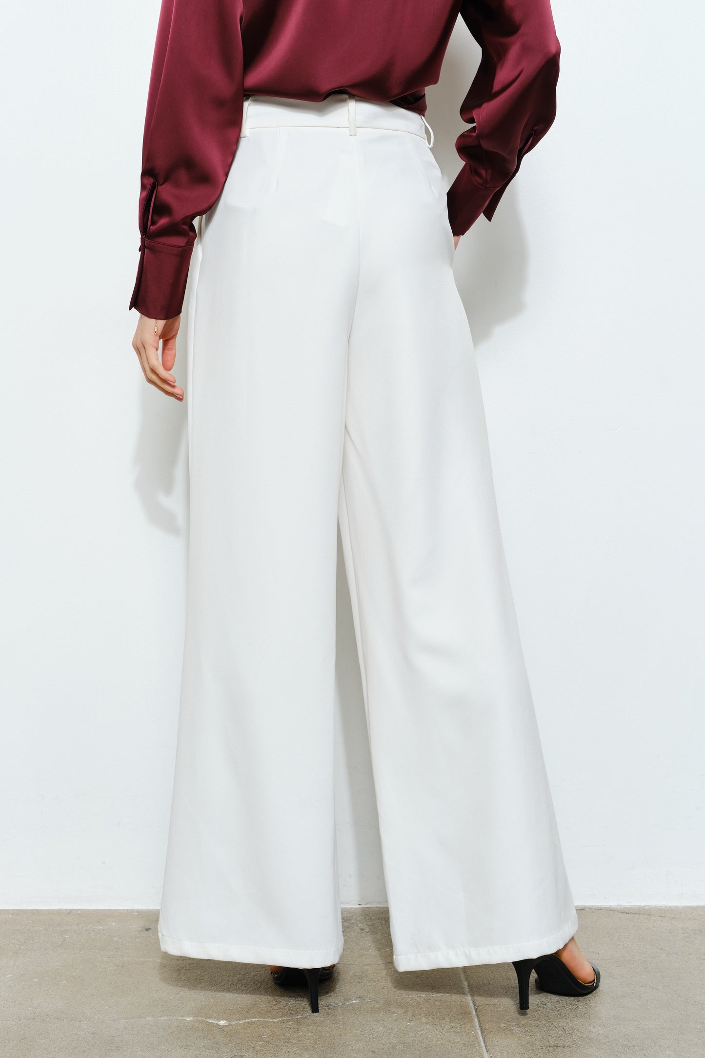 Wide Leg Pant (Brown)