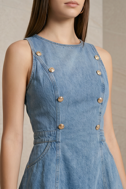 Harper Denim Mini Dress