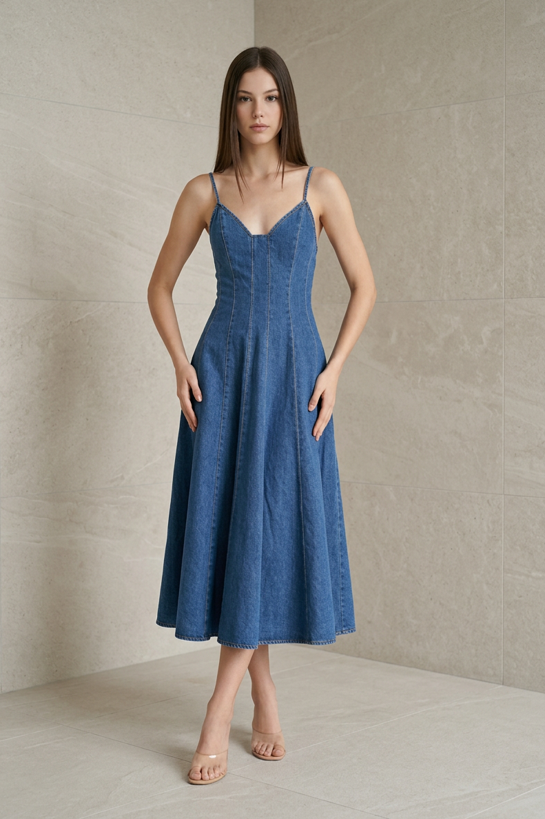 Amelia Denim Midi