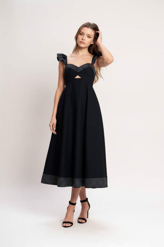 Zoe Maxi Dress (Black)