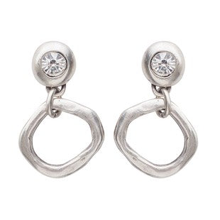 Silver Plated Earrings with Swarovski Cristal (1925)